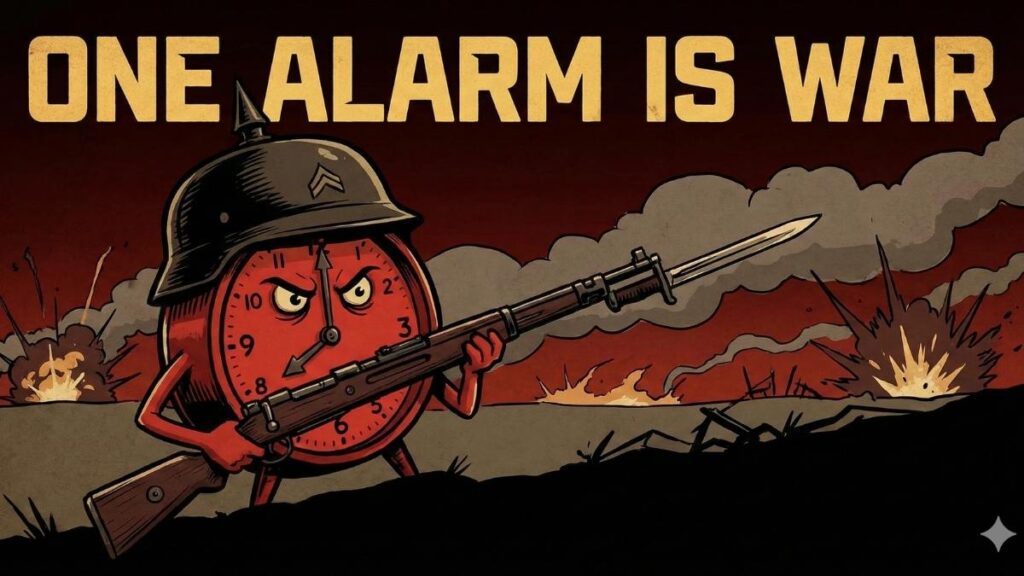 One Alarm is War: The Science Behind Waking Up Stress & Why You Need a Strategy