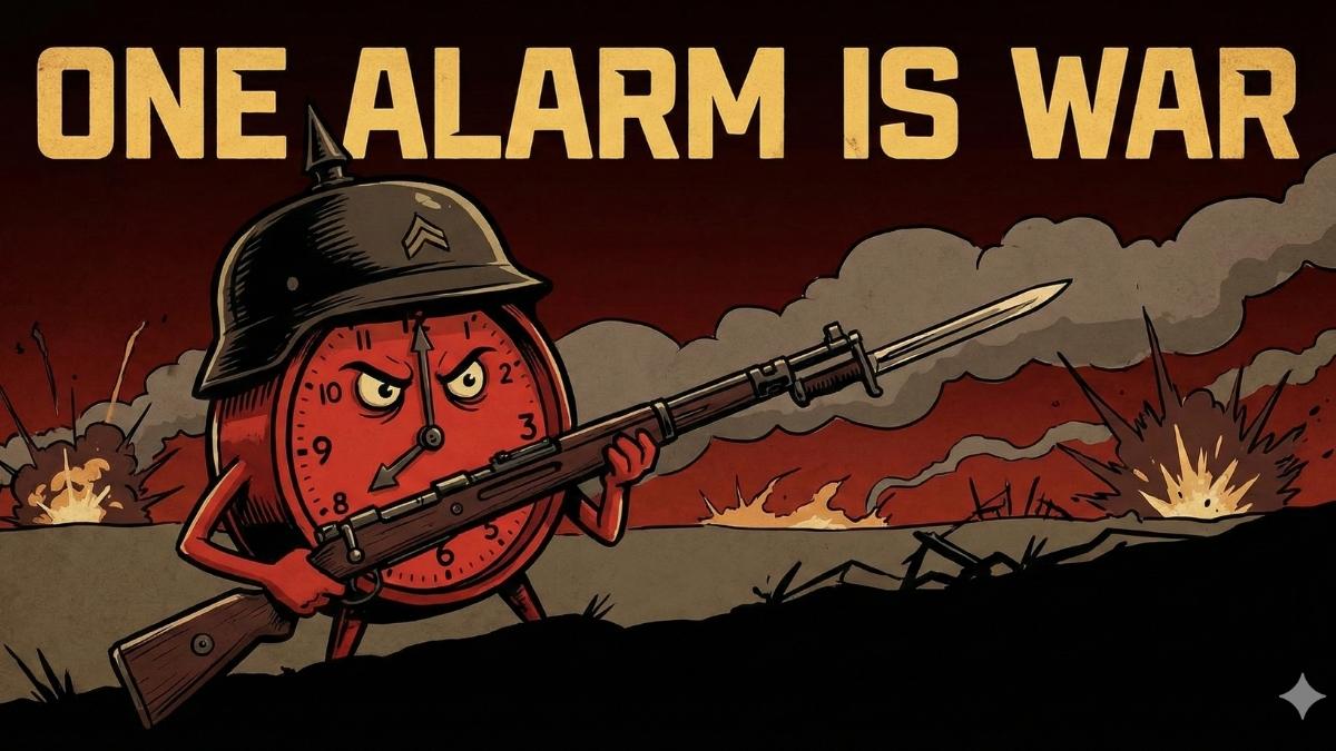 One Alarm is War: The Science Behind Waking Up Stress & Why You Need a Strategy